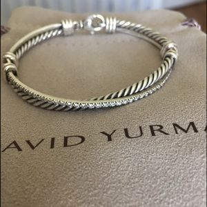 David Yurman Crossover Diamond Bracelet